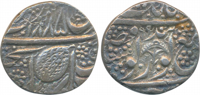Sher Singh, Silver Rupee, 10.82g, “Nanakshahi” couplet, Amritsar Mint, VS 1885/ (18)99, wi