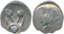 Punch Marked, Attributed to Kuntala Janapada- Wai series, Silver Double Karshapana, 6.38g,