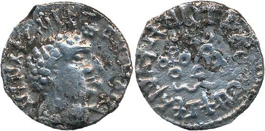 Satavahana, Vasisthiputra Sri Satakarni, Silver Drachma, 2.45g, Nashik series, Portrait ty