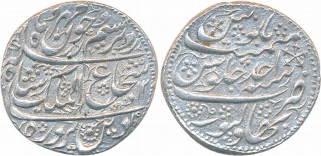 Afghanistan Durrani, Shah Shuja al Mulk, 2nd region, Silver Rupee, 11.49g, Bahawalpur Mint