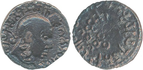 Satavahanas, Gautamiputra Sri Yajna Satakarni, Silver Drachma, 1.98g, Nashik series, Portr