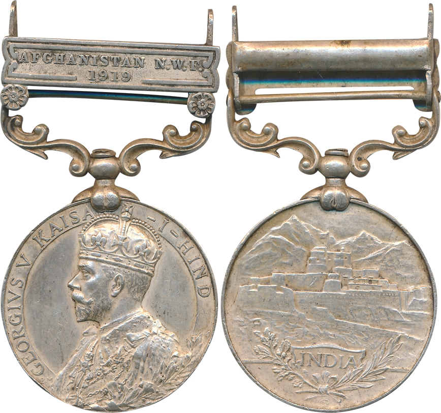 George V, India General Service Medal, Silver, Afghanistan N W F 1919, awarded to 3881, Se