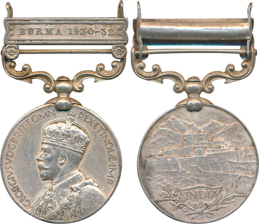 George V, India General Service Medal, Silver, Burma 1930-32, awarded to 20513, HAV J. A. 