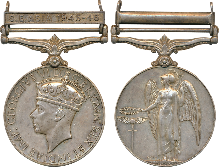 George VI, General Service Medal, Silver, S.E. Asia 1945-46 bar, awarded to 17316 RFN Sult