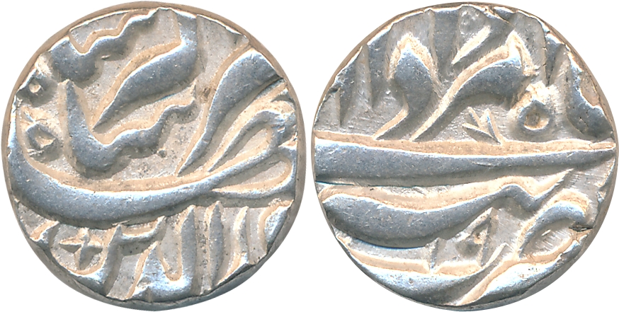 Jahangir, Silver Rupee, 11.39g, Tatta Mint, Ilahi Month Amardad, RY 19 (KM# 145.17). Very 