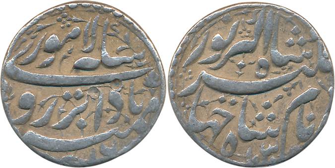 Jahangir, Silver Rupee, 11.39g, "Badabar" Couplet, Lahore Mint, AH 1030/ RY 16 (KM# 149.16
