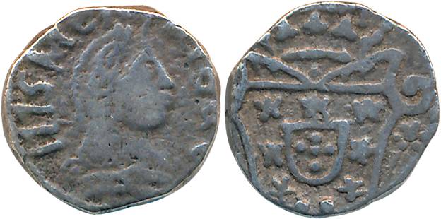 D. Jose, Silver 1/2 Pardau- 150 Reis, 2.68g, 1775, Obv: Bust to right, date below, Rev: Cr