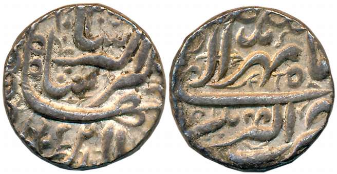 Jahangir, Silver Rupee, 11.34g, Akbarnagar Mint, Ilahi Month Mihir (KM# 145.4). Very fine,