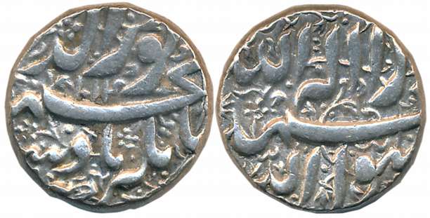 Jahangir, Silver Rupee, 11.48g, “Kalima” type, Elichpur Mint, AH 1014 (KM# 141.5). Very fi