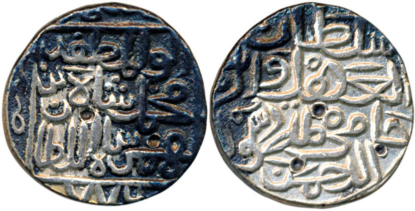 Muhammad Shah I, Silver Tanka, 10.74g, Ahasanabad Mint, AH 776 (G&G# BH27). Very fine, rar