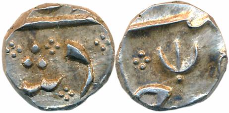 Machalipattan, Silver 1/4 Rupee, 2.83g, in the name of Alamgir II (Prid# 300). Extremely f