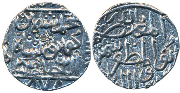 Sham al Din Muhammad Shah III, Silver Tanka, 10.87g, Hadrat Muhammadabad Mint, AH 878 (G&G