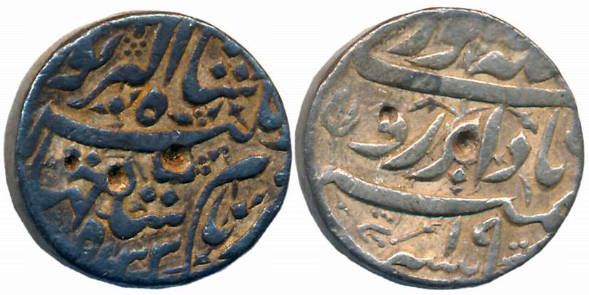 Jahangir, Silver Rupee, 11.33g, “Bada bar” Couplet, Lahore Mint, AH 1033/ RY 19 (KM# 149.1