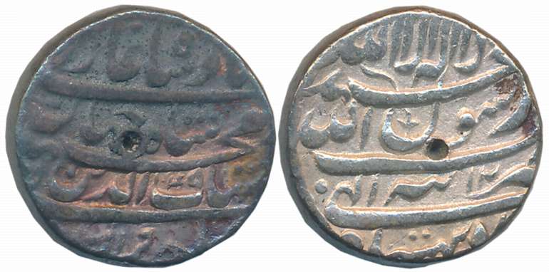 Shah Jahan, Silver Rupee, 11.40g, Tatta Min, AH 1049/ RY 12 (KM# 224.18). Very fine.