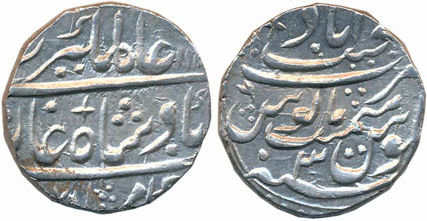 Alamgir II, Silver Rupee 11.34g, Najibabad Mint, AH 11XX/ RY 3 (KM# 460.35). Very fine+.