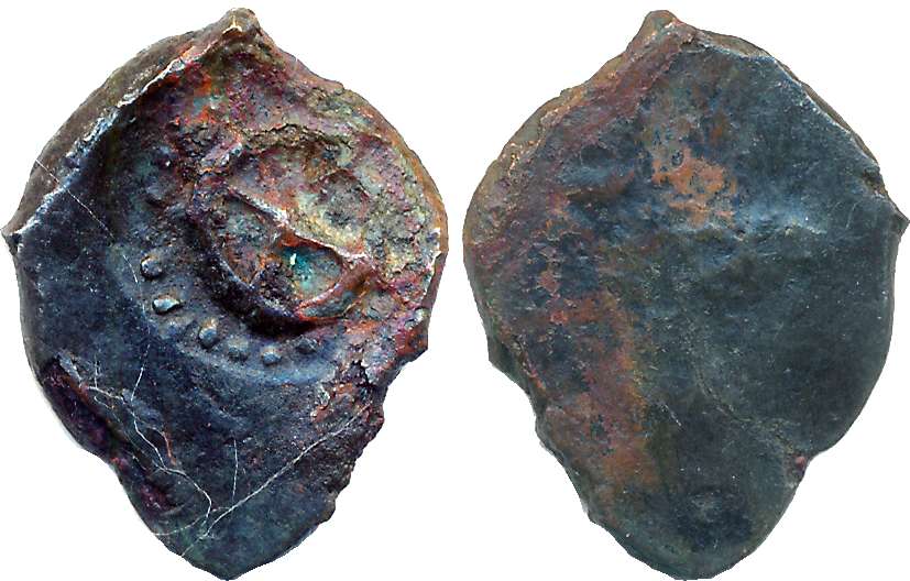 Rashtrakutas, Uninscribed and unattributed, Central Maharashtra region, Copper Alloyed, 4.