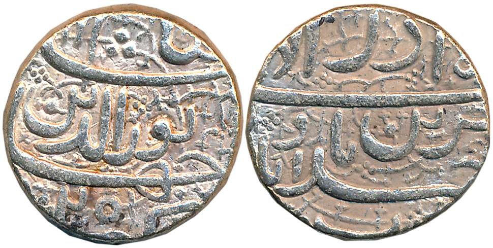 Jahangir, Silver Rupee, 11.33g, “Muzaiyan” Couplet, Ahmedabad Mint, AH 1025, Ilahi Month A