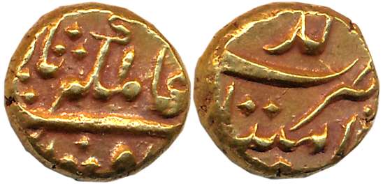 Alamgir II, Gold Pagoda, 3.27g, Imitiyazagarh Mint (KM# C450.1). Very fine.