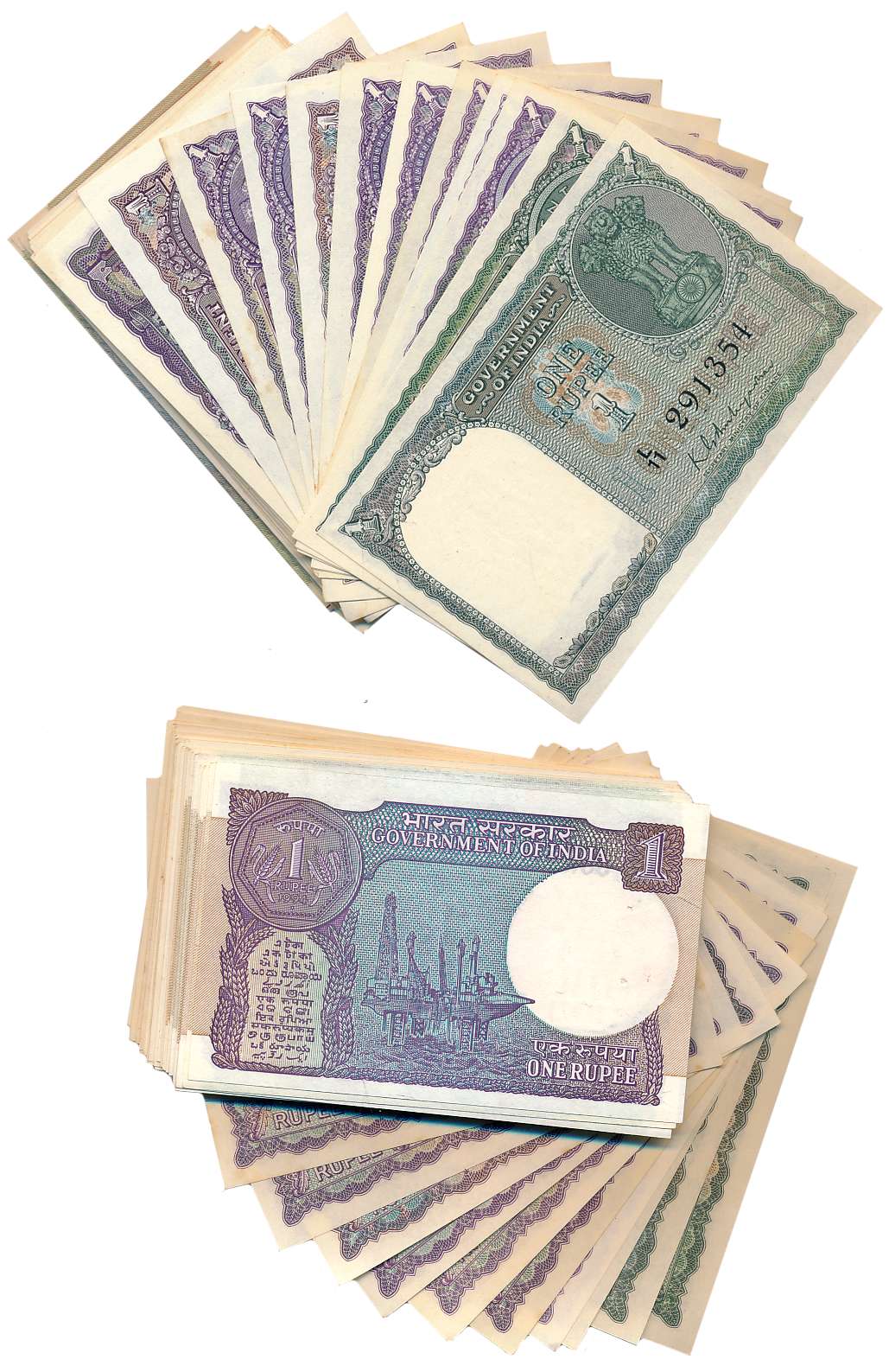 Rupees 1 (56), Signature set 56 different signature of Pre 1994, excluding 3 Notes of K R 