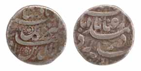 Jahangir, Silver, ½ Rupee, Ahmedabad mint, Inayat type (KM A139.1). Fine, Rare.
