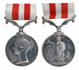 Victoria, Silver, Mutiny Medal, Silver, 1857, Indian Mutiny Medal, awarded to A. McPherson