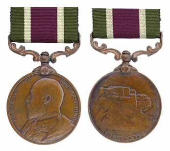 Edward VII, Bronze, Tibet Medal, Awarded to Cooly Darjay Serpa, S & T Coprs. The medal is 