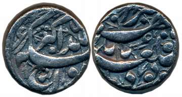 Akbar, Silver Rupee, 11.41g, Qila Bandhu Mint (KM# 96.1). Very fine+, very rare.