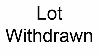 Lot has been withdrawn !!
