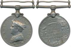 Baroda, Sayaji Rao III, Diamond Jubilee Medal, Hirak Mahotsava, Silver, 26.10g, Obv: Profi