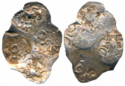 Punch Marked, Attributed to Vidarbha Janapada, Silver 1/2 Karshapana, 1.70g, “Paratwada” H