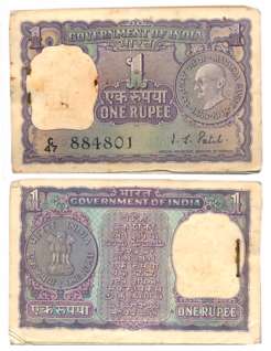 Rupee 1, Pack of 100 notes, Gandhi, “A-21”, Type 1.7, Singed I G Patel, Prefix C/47 (Jhun 