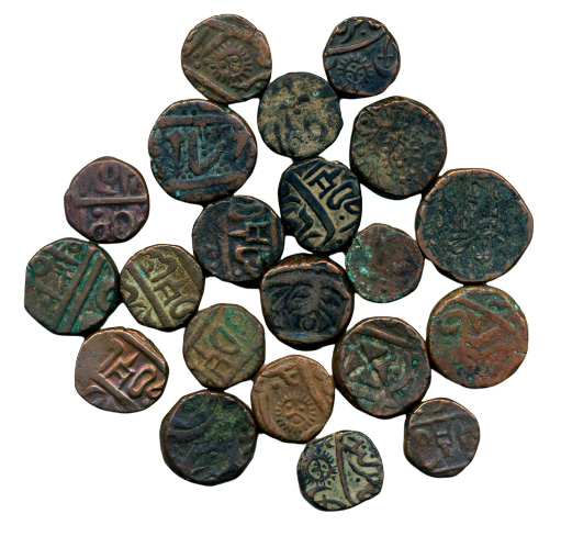 Copper (21), Mix State & types. Fine to very fine. 21 coins.