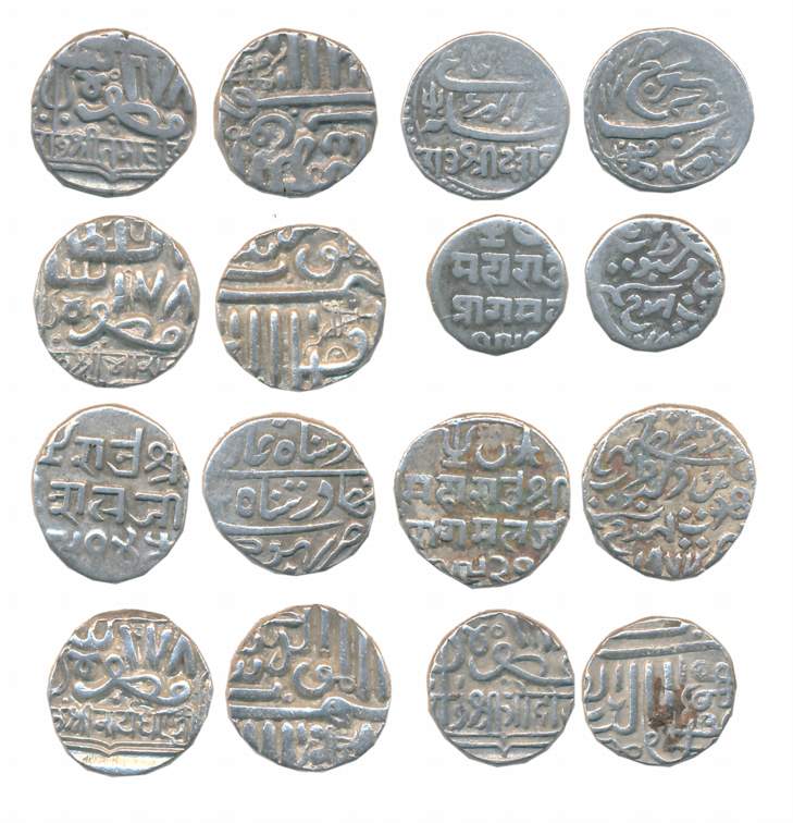 Silver (8), Kori (7), Rao Sri Bharmalji I (RS# 36.2), Rao Sri Tamachiji (RS# 60.2), Rao Sr