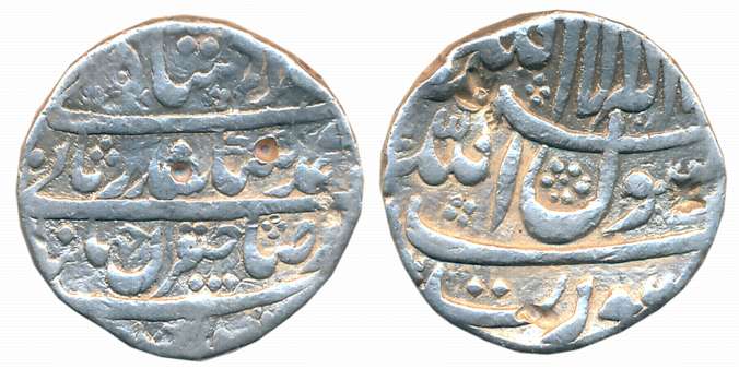 Murad Bakhsh, Silver Rupee, 11.40g, "Four line legend" type, Surat Mint (KM# 271.1). Compl