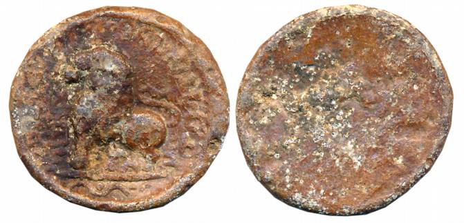 Western Kshatrapas, Kshaharata house, Nahapana as Mahakshatrapa, Junnar region, Lead, 12.1