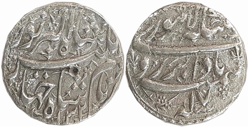 Jahangir, Silver Rupee, 11.13g, “Badabar” couplet, Lahore Mint, AH 1032/ RY 17, Ornamental
