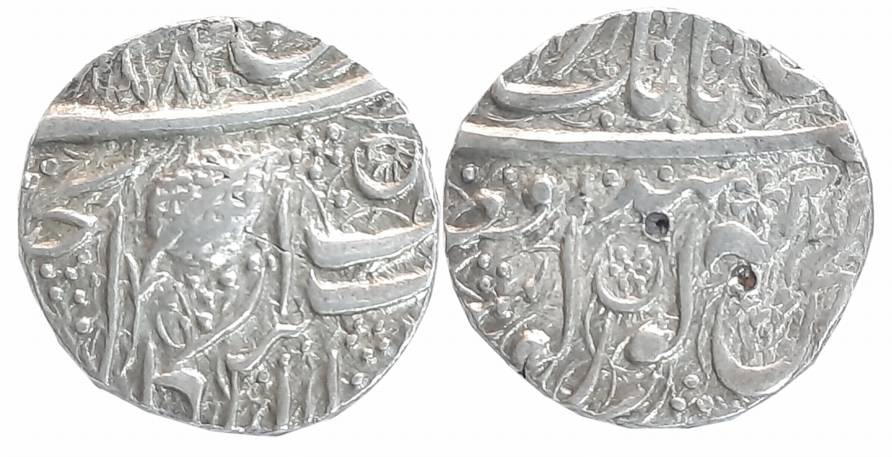 Ranjit Singh, Silver Rupee, 11.05g, “Guru Gobind” couplet, Amritsar Mint. Very fine.
