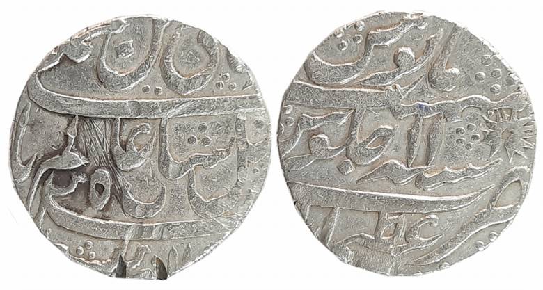 Patna- Azimabad, Silver Rupee, 11.60g, in the name of shah Alam II, AH 11(83)/ RY11 (P. St