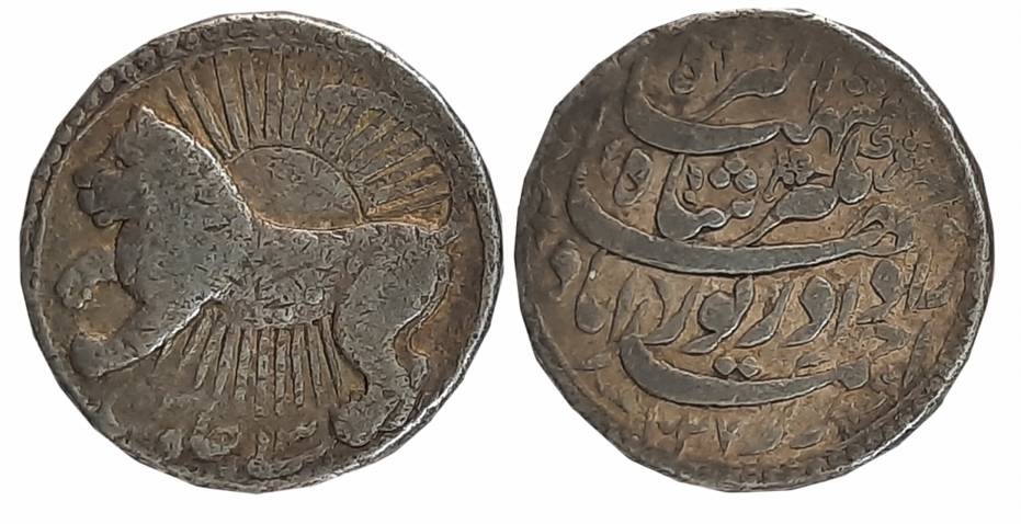 Jahangir , Silver Zodiacal Leo Rupee , 11.24g, Ahmedabad Mint, AH 1027/ RY 13, Obv: Star s