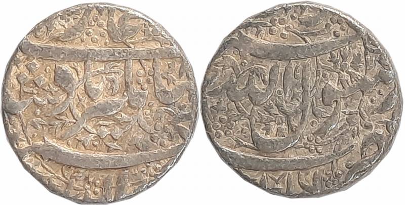 Jahangir, Silver Rupee, 11.42g, “Kalima” type, Ahmadnagar Mint, AH 1016 (KM# 141.1). Very 