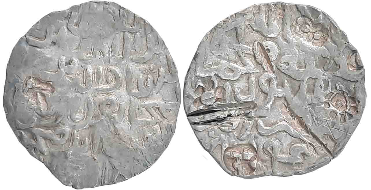Rukn al din Barbak, Silver Tanka, 10.65g. About very fine.