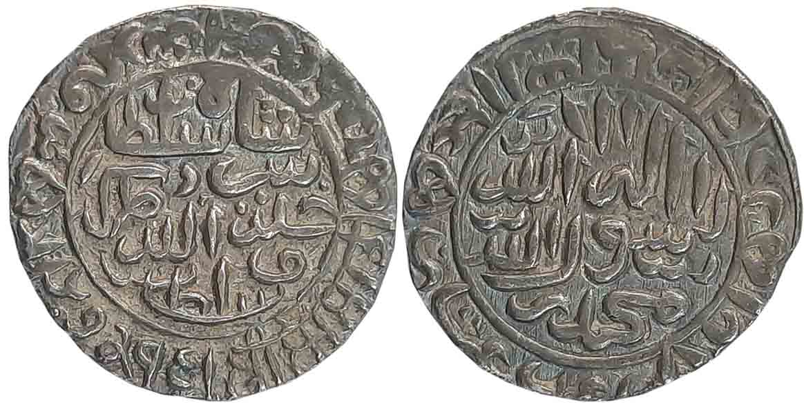Sher Shah, Silver Rupee, 11.45g, Agra Gwalior type, AH 951 (G&G# D827). Extremely fine.