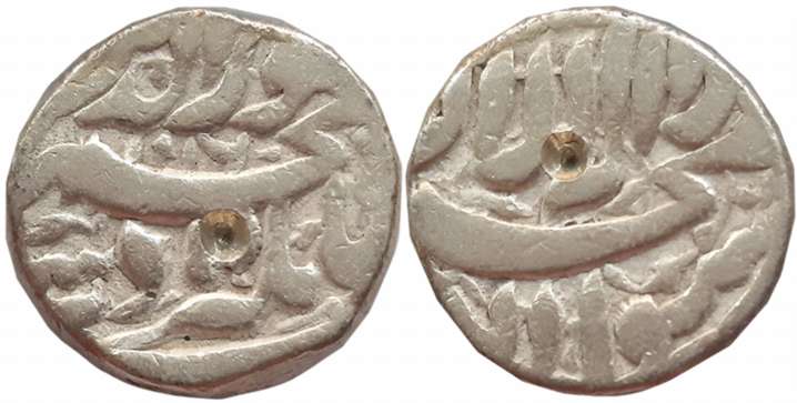 Jahangir, Silver Rupee, 11.18g, “Kalima” type, Elichpur Mint (Off flan), AH 1016 (KM# 141.