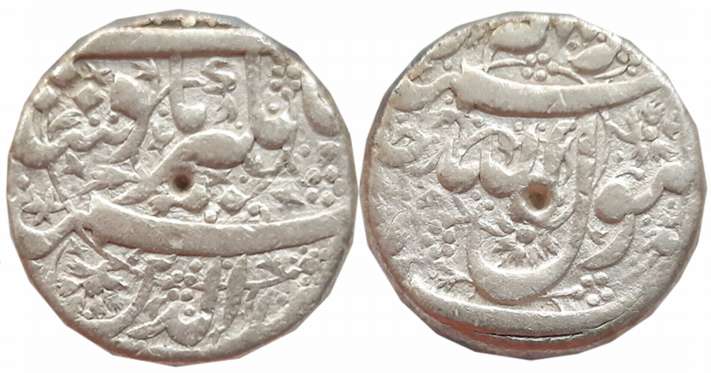 Jahangir, Silver Rupee, 11.37g, “Kalima” type, Jalnapur Mint (KM# 141.6). Very fine, scarc