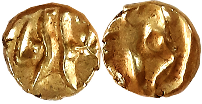Alamgir II, Gold Fanam, 0.37g, Balapur Mint (KM# A468.1). Very fine, scarce.