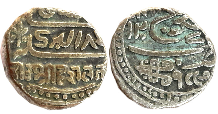 Rao Sri Desalji II, Silver Kori, 4.60g VS 1891 (Date in Kutchi)/ AH 1234 (RS# 148.17). Ver