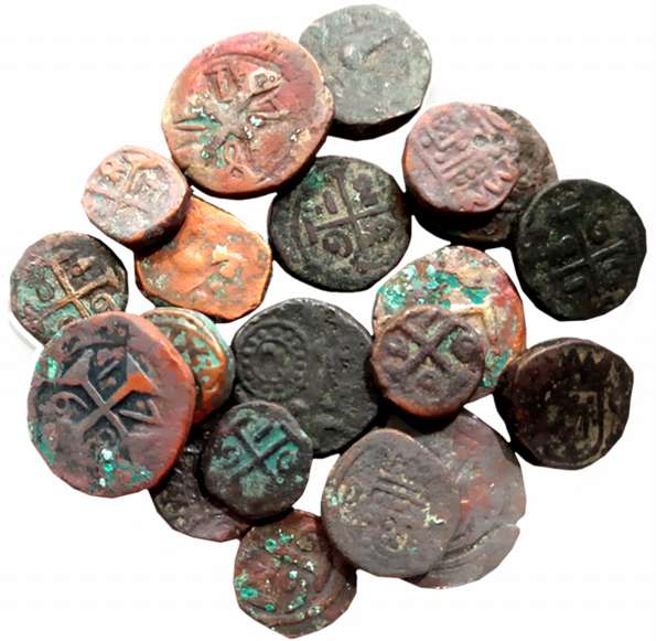 Diu, Copper (20), different denominations and dates. Fine to very fine. 20 coins.