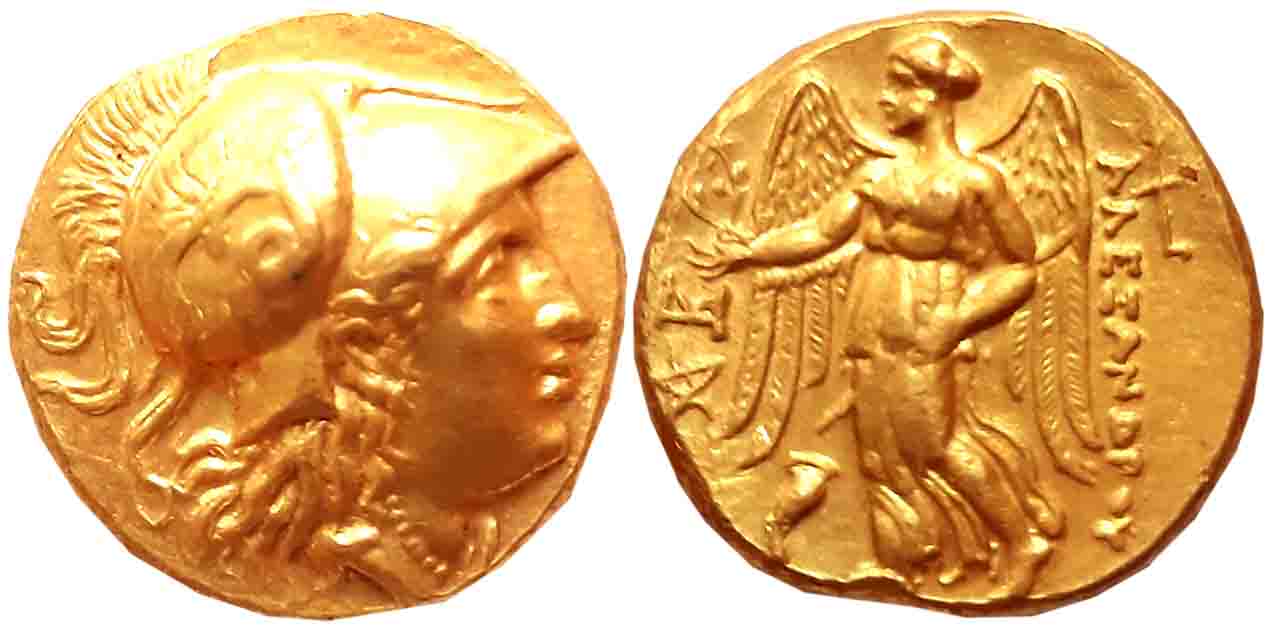 Macedonian Kingdom, Alexander the Great, Gold Stater, 8.61g, “Possible lifetime issue with