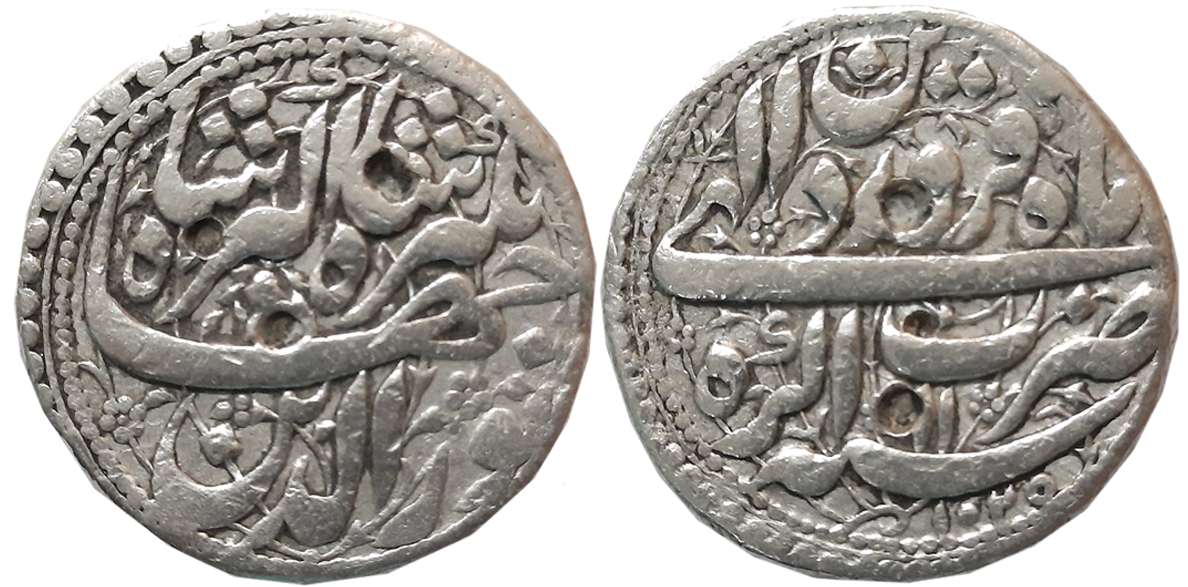 Jahangir, Silver Rupee, 11.30g, “Nur ud din” type, Agra Mint, Ilahi Month Farwardin, AH 10