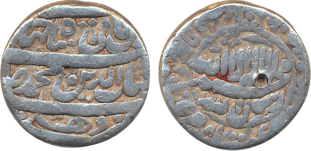 Shah Jahan, Silver Rupee, 11.27g, Delhi Mint (KM# 227.6). Very fine.